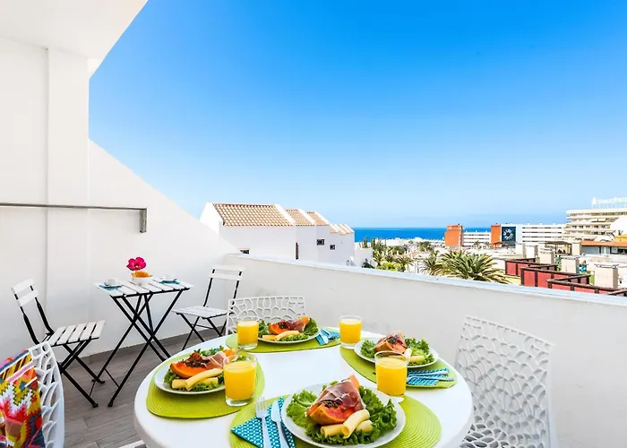 Appartamento 97 Hermosa Marina Primavera Con Terraza Y Piscina Costa Adeje (Tenerife)